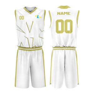 Maillots de basket-ball personnalisés, 100% polyester respirant, dernier style, meilleure qualité, ensembles de maillots de basket-ball - Product Image 6