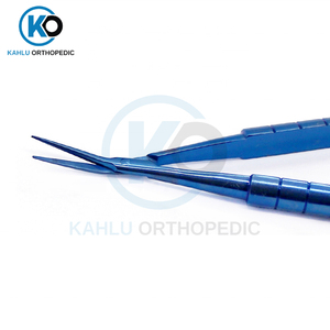 Kapsulotomy-Tijeras de Vannas, instrumentos quirúrgicos oftalmológicos de titanio de 12,5 cm, ortopédicos - Product Image 2