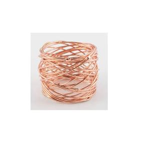 แหวนรัดผ้าเช็ดปากทองแดงแบบหนา,แหวนรัดผ้าเช็ดปากทำจากทองแดงรูปหน้ากากใหม่ - Product Image 3