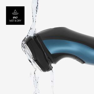 Afeitadora Eléctrica Inalámbrica para Cara y Barba, Uso en Seco o Húmedo, 45 Minutos de Autonomía, Carga USB, Cuchillas de Acero Inoxidable, Resistente al Agua IPX7 - Product Image 6