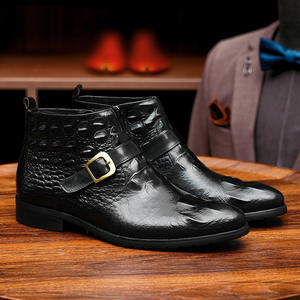 Calzado Formal de Negocios de Cuero de Primera Capa para Hombre, Zapatos de Cuero Clásicos Oxford con Suela de Absorción de Impactos para Oficina - Product Image 4