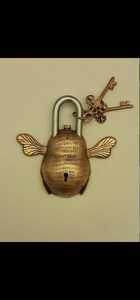 ที่เคาะประตูโลหะสีทองแบบโบราณประตูหน้าต่างโลหะขัดเงาอุปกรณ์เสริมล็อคประตูแบบทันสมัยสวยงามทันสมัย - Product Image 4