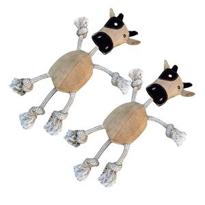 Juguetes para mascotas Juguete para perros para masticar de algodón orgánico de alta calidad Juguetes chirriantes personalizados para perros disponibles a un precio razonable - Product Image 1