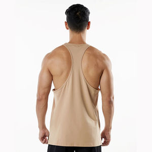 Débardeur personnalisé Débardeur en coton sans manches délavé à l'acide Gilet de gymnastique Débardeur pour hommes Débardeur surdimensionné à impression personnalisée - Product Image 2