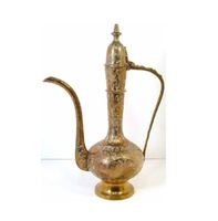 Cafetière turque pour la décoration de table dans la maison Restaurant ou hôtel en gros disponible en laiton antique Aftaba