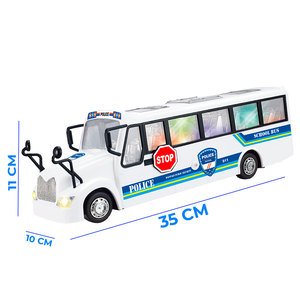 Coche de Policía Eléctrico de Inducción de Aleación para Niños de 5 a 7 Años, Juguete Montable a Batería de Plástico, ¡Misión Divertida! - Product Image 2