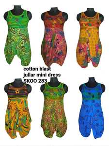 Vestido bohemio tamaño libre Blast Jullar para mujer moda Floral ecológico 100% algodón artículo de moda elegante Casual bordado ODM - Product Image 3