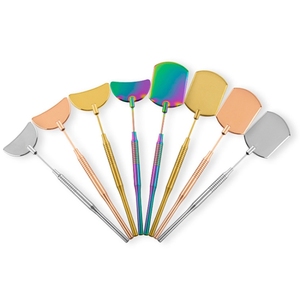 Wholesale Competitive Price Eyelash <b>Mirror</b> Stainless Steel Beauty Instrument Half Moon and <b>Square</b> <b>Mirrors</b> - Product Image 1