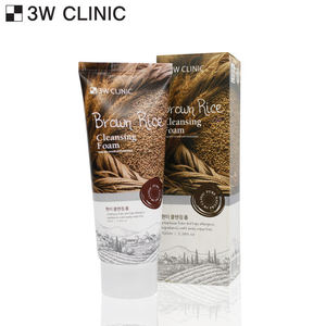 3W Clinic Mousse Nettoyante au Riz Brun 100ml Nettoyant Visage Glycérine Nettoyage Profond Raffermissant Nettoyant Pores Hydratant pour le Visage - Product Image 1