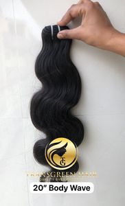 Extensión de cabello con paquete de ondas corporales de 10 ''a 32'' 100% Virgen de alta calidad Donante único Máquina al por mayor Doble trama Cutícula alineada - Product Image 2