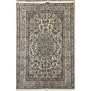 Tapis en laine et coton naturels noué à la main de style traditionnel de haute qualité, provenant de Téhéran, pour la décoration intérieure de la maison et du bureau - Product Image 1