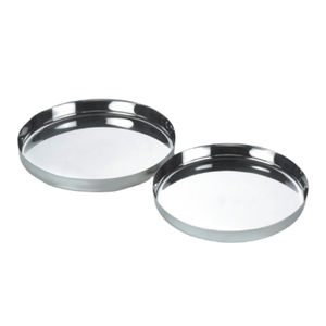 Plateau à nourriture en acier inoxydable, plat à thali, vaisselle en acier inoxydable, plateau à thali en acier inoxydable au Royaume-Uni, plaque à thali - Product Image 1