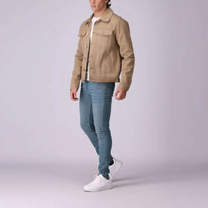 Veste en coton imperméable et coupe-vent à manches longues, style streetwear, col montant, best-seller, vente en gros OEM, pour l'hiver - Product Image 3