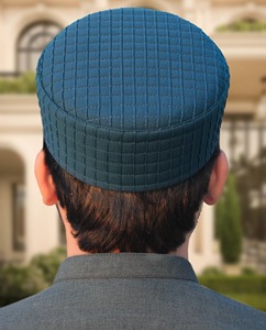 High-quality stitched Muslim cap for prayer crafted with lightweight fabric for comfort and perfect fit - Product Image 6