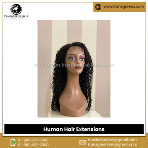 Pelucas de cierre disponibles de excelente calidad 4x4 Pelucas de cierre rizado HD Lace 100% Extensiones de cabello humano sin procesar - Product Image 2
