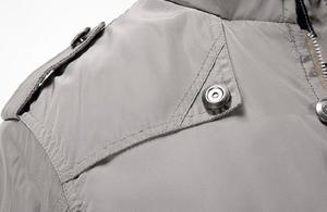 Veste légère décontractée pour homme Type TBF-138 col montant multi-poches coupe-vent élégant - Product Image 5