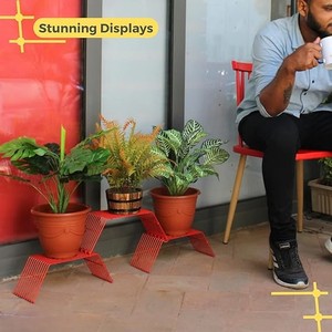 3 Tier Stair Style Metal Plant <b>Stand</b> Decoration Home Garden For Display Flower <b>Pot</b> Indoor Outdoor In Cheap Price - Product Image 4