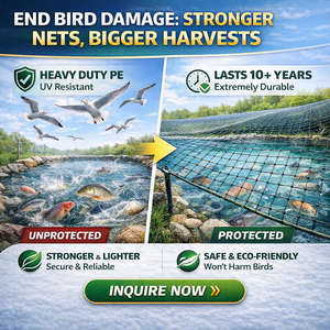 <span class=keywords><strong>Filet</strong></span> anti-oiseaux <span class=keywords><strong>agricole</strong></span> résistant aux UV HarvestShield PE ESHINE avec service de découpe pour entrepôts et granges - Product Image 1