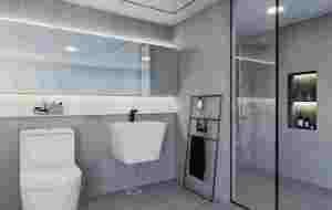 Panel de Pared WOOJOOWELLBOARD de PVC con Diseño Geométrico Moderno, Ignífugo y Ecológico, 190*145 (mm), para Gimnasio, Almacén, Oficina, Hogar - Product Image 2