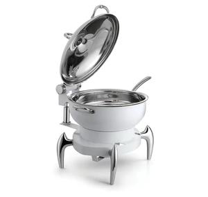Chafing Dish Stainless Steel Chafing Dish <b>Buffet</b> <b>Food</b> <b>Warmer</b> Chafing Dish Wedding Party Hotel Restaurant Tableware Decoration - Product Image 3