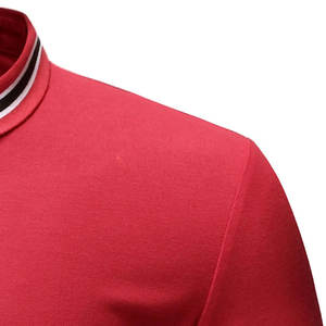 Camisetas de Hombre Estilo Urbano, Color Sólido, Transpirables, Fabricadas en Fábrica 2024, Material Personalizado de Algodón/Fibra de Bambú - Product Image 4