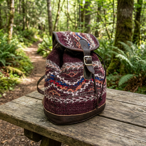 Handmade Canvas Kilim Carry-On 4-<b>Wheel</b> Backpack <b>with</b> Classic Style Unisex <b>Travel</b> <b>Bag</b> Durable - Product Image 1