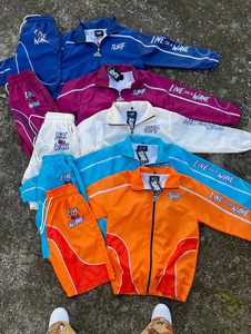 Venta al por mayor de ropa de calle de verano Pantalones cortos de nailon conjunto de chándal cortavientos de manga larga ropa de calle traje de nailon con sublimación - Product Image 3