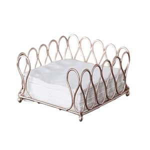 Metal Rose Gold Color <b>Napkin</b> <b>Holder</b> For Table Decoration And Accessories Premium Quality Tissue <b>Napkin</b> <b>Holder</b> - Product Image 3