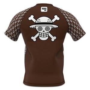 Martial arts rash guard Quick dry <b>compression</b> <b>shirt</b> Anti-chafing training gear Four needle six lines rash guards martial arts - Product Image 4