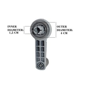 Poignée d'ouverture de fenêtre 2 pour Renault R7, R9, Clio1, R19, R21, Rapid - Product Image 2