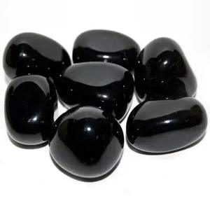 Premium Quality Natural Black Obsidian Tumbled <b>Stone</b> Polished Gemstone <b>Pebbles</b> Smooth <b>Stone</b> For Home Decor Wholesale Gift - Product Image 3
