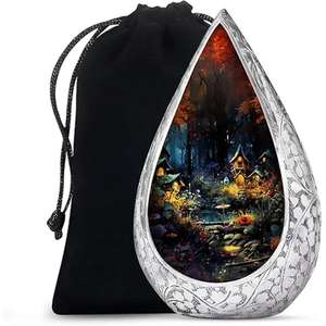 Export Quality New Design Adult Metal Cremation Urn Memorial <b>Funeral</b> <b>Supplies</b> for Ashes from Indian Exporter from India - Product Image 1