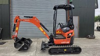 Mini-excavatrice U17 2025 pour moteur 1 tonne, capacité de la benne de 0,21 m, puissance de 20 kW, garantie de 4 ans, fabrication JCB