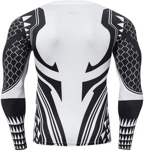 Grande taille Design Sublimation personnalisé Rash Guard vente en gros pas cher de haute qualité BJJ et MMA Rash Guard Jiu Jitsu Rash Guard - Product Image 2