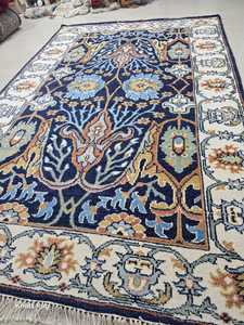 Multicolor Handmade Oushak Persian Carpet Turkish Rug Set for Living Room & Prayer Elegant Area Rug & Furniture Accessories - Product Image 2