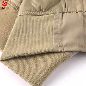 Prix de gros d'usine, veste cargo à manches longues pour homme, style streetwear, col montant, multi-poches, nouvelle conception tendance - Product Image 5