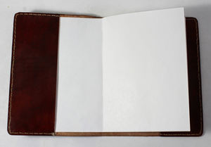 Customizable A5 <b>Spiral</b> <b>Notebook</b> Leather Lined Diary Journal With Coil Cover Premium <b>Notebooks</b> - Product Image 4