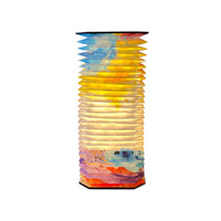 Lampe de livre au sol créative à grande échelle à motifs OEM décorations de supermarché LED de luxe pour entreprise lampe pliante décorative
