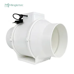 Mingle 6 inch electric Small size Low Noise High speed Mix Flow Axial inline Duct Fan