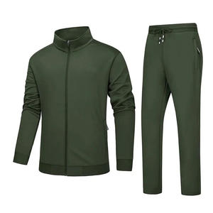 ชุดวอร์มพิมพ์ลายปัก2ชิ้นชุดวอร์มฤดูหนาวเป็นมิตรต่อสิ่งแวดล้อมสำหรับฝึกซ้อมจ๊อกกิ้งชุดกีฬามาใหม่ - Product Image 1