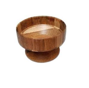 Bol à glace en bois élégant fait à la main brillant poli bol à glace en bois pour restaurant et hôtel - Product Image 6