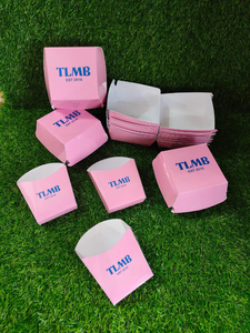 Caja Personalizada para Hamburguesas y Papas Fritas, Empaque de Comida para Fiestas con Materiales Reciclados, Caja Cuadrada con Acabado Mate - Product Image 5