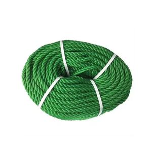 Haute qualité 6mm 8mm PP PE 3 brins torsadé Poly corde tressée en plastique corde pour l'exportation enroulée emballage de l'Inde - Product Image 3