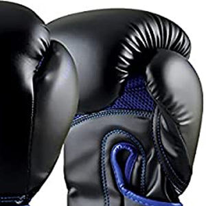 Guantes de boxeo profesionales de cuero PU de alta calidad Guantes de boxeo de precio impreso con logotipo personalizado - Product Image 3