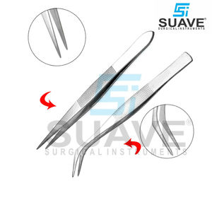 Pinzas dentales de acero inoxidable, soporte de soporte directo, juego de pinzas dentales personalizadas de SUAVE SURGICAL INSTRUMENTS - Product Image 2