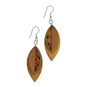 ต่างหูไม้คุณภาพดีเครื่องประดับต่างหูแฟชั่นทันสมัยสำหรับผู้หญิงสินค้าหัตถกรรม - Product Image 3