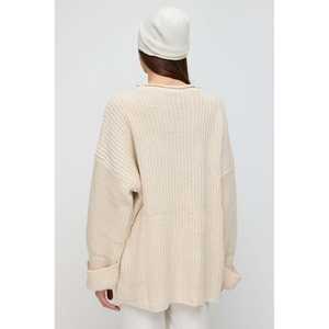 Suéter de Punto Holgado de Corte Estándar Informal - Product Image 6