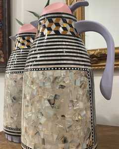 Tetera con incrustaciones de concha de madre de perla, tetera de estilo árabe de lujo para té, café, servicio de agua, perfecta para Eid y regalos de boda - Product Image 6