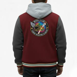 Veste de baseball en molleton brodée en chenille de qualité supérieure, personnalisée, pour hommes, best-seller, veste universitaire pour hommes - Product Image 2