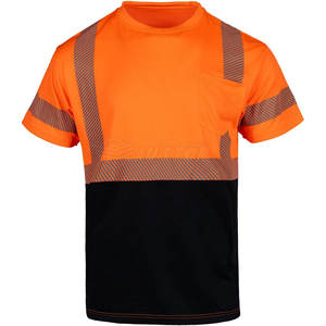 Hi VIS เสื้อยืดแขนสั้นสำหรับผู้ชาย, เสื้อยืดความปลอดภัยระบายอากาศ Hi viz - Product Image 1